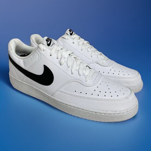 Mens Size 13 Nike Court Vision Low Next Nature White Casual Shoes DH2987101 READ - Picture 1 of 10
